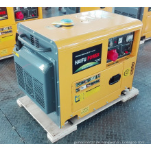 7.5kVA Ce ISO Luftgekühlt Portable Silent Diesel Power Genset / Generator